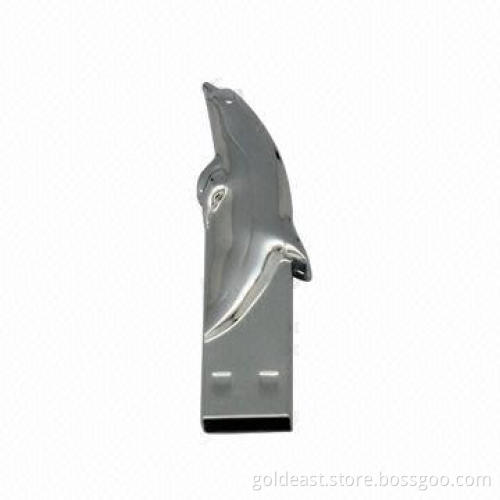 USB Flash Drive with doplhin, Supports All USB Versions 1.1 or 2.0 Device, 1 to 32GB Capacity